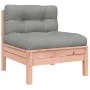 2-seater garden sofa with cushions and footrest by , Modular outdoor sofas - Ref: Foro24-838175, Price: 276,92 €, Discount: %