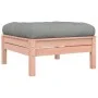 2-seater garden sofa with cushions and footrest by , Modular outdoor sofas - Ref: Foro24-838175, Price: 276,92 €, Discount: %