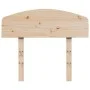 Solid pine wood headboard 100 cm by , Headboards and footboards - Ref: Foro24-842514, Price: 35,22 €, Discount: %