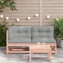 2-seater garden sofa with solid Douglas wood cushions by , Modular outdoor sofas - Ref: Foro24-838123, Price: 189,99 €, Disco...