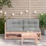 2-seater garden sofa with solid Douglas wood cushions by , Modular outdoor sofas - Ref: Foro24-838123, Price: 158,55 €, Disco...