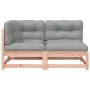 2-seater garden sofa with solid Douglas wood cushions by , Modular outdoor sofas - Ref: Foro24-838123, Price: 158,55 €, Disco...
