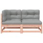 2-Sitzer-Gartensofa mit Kissen aus massivem Douglasienholz von , Modulare Sofas für den Außenbereich - Ref: Foro24-838123, Pr...