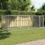 Hundekäfig mit grau verzinkter Stahltür 4x2x1,5 m von , Hundehütten und Zäune - Ref: Foro24-3209578, Preis: 157,76 €, Rabatt: %