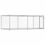 Hundekäfig mit grau verzinkter Stahltür 4x2x1,5 m von , Hundehütten und Zäune - Ref: Foro24-3209578, Preis: 157,76 €, Rabatt: %