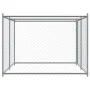 Hundekäfig mit grau verzinkter Stahltür 4x2x1,5 m von , Hundehütten und Zäune - Ref: Foro24-3209578, Preis: 157,76 €, Rabatt: %