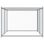 Hundekäfig mit grau verzinkter Stahltür 4x2x1,5 m von , Hundehütten und Zäune - Ref: Foro24-3209578, Preis: 165,59 €, Rabatt: %