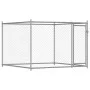 Hundekäfig mit grau verzinkter Stahltür 4x2x1,5 m von , Hundehütten und Zäune - Ref: Foro24-3209578, Preis: 157,76 €, Rabatt: %
