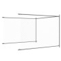 Hundekäfig mit grau verzinkter Stahltür 4x2x1,5 m von , Hundehütten und Zäune - Ref: Foro24-3209578, Preis: 165,59 €, Rabatt: %