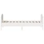 White pine wood bed frame with headboard 100x200cm by , Beds and slatted bases - Ref: Foro24-842563, Price: 116,24 €, Discoun...