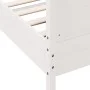 White pine wood bed frame with headboard 100x200cm by , Beds and slatted bases - Ref: Foro24-842563, Price: 116,24 €, Discoun...
