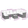 9-piece garden sofa set with beige synthetic rattan cushions by , Garden sets - Ref: Foro24-3249897, Price: 621,71 €, Discoun...