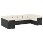 Garden sofa set 10 pieces with black synthetic rattan cushions by , Garden sets - Ref: Foro24-3250035, Price: 585,37 €, Disco...
