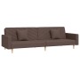 2-Sitzer-Schlafsofa mit zwei Kissen aus taupegrauem Stoff von , Sofas - Ref: Foro24-375908, Preis: 301,44 €, Rabatt: %