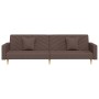 2-Sitzer-Schlafsofa mit zwei Kissen aus taupegrauem Stoff von , Sofas - Ref: Foro24-375908, Preis: 301,44 €, Rabatt: %
