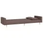 2-seater sofa bed with two pillows in taupe gray fabric by , Sofas - Ref: Foro24-375908, Price: 296,41 €, Discount: %