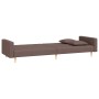 2-Sitzer-Schlafsofa mit zwei Kissen aus taupegrauem Stoff von , Sofas - Ref: Foro24-375908, Preis: 301,44 €, Rabatt: %