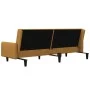 Brown velvet 2-seater sofa bed by , Sofas - Ref: Foro24-375782, Price: 270,30 €, Discount: %