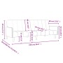 Sofá cama de 2 plazas terciopelo marrón de , Sofás - Ref: Foro24-375782, Precio: 274,95 €