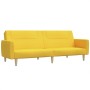2 seater yellow fabric sofa bed by , Sofas - Ref: Foro24-375789, Price: 273,08 €, Discount: %