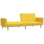 2 seater yellow fabric sofa bed by , Sofas - Ref: Foro24-375789, Price: 273,08 €, Discount: %