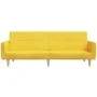 2 seater yellow fabric sofa bed by , Sofas - Ref: Foro24-375789, Price: 268,38 €, Discount: %