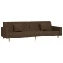 2-seater sofa bed with two brown fabric pillows by , Sofas - Ref: Foro24-375903, Price: 277,01 €, Discount: %