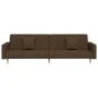2-seater sofa bed with two brown fabric pillows by , Sofas - Ref: Foro24-375903, Price: 277,01 €, Discount: %
