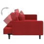 2-Sitzer-Schlafsofa mit zwei roten Samtkissen von , Sofas - Ref: Foro24-375922, Preis: 263,99 €, Rabatt: %