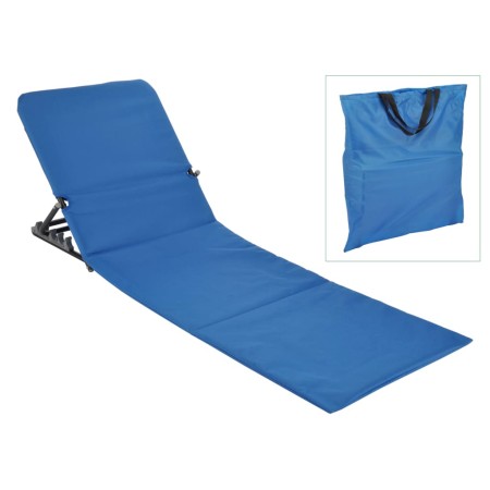 HI Blue PVC folding beach chair mat by , Loungers - Ref: Foro24-423979, Price: 30,77 €, Discount: %