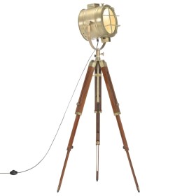 Floor lamp with tripod solid mango wood 165 cm by , Lamps - Ref: Foro24-286112, Price: 153,95 €, Discount: %