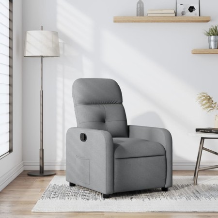 Light Gray Fabric Recliner by , Armchairs - Ref: Foro24-374197, Price: 185,54 €, Discount: %