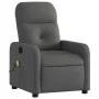 Sillón de masaje reclinable de tela gris oscuro de , Sillones - Ref: Foro24-374207, Precio: 185,98 €, Descuento: %