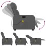 Liegender Massagesessel aus dunkelgrauem Stoff von , Sessel - Ref: Foro24-374207, Preis: 185,87 €, Rabatt: %