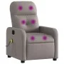 Liegender Massagesessel aus taupegrauem Stoff von , Sessel - Ref: Foro24-374213, Preis: 217,68 €, Rabatt: %