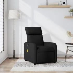 Black Fabric Massage Recliner by , Armchairs - Ref: Foro24-374176, Price: 205,53 €, Discount: %