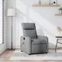 Sillón reclinable de masaje de tela gris claro de , Sillones - Ref: Foro24-374174, Precio: 221,27 €, Descuento: %