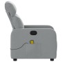 Light Gray Fabric Massage Recliner by , Armchairs - Ref: Foro24-374174, Price: 231,96 €, Discount: %