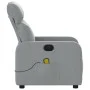 Light Gray Fabric Massage Recliner by , Armchairs - Ref: Foro24-374174, Price: 221,27 €, Discount: %
