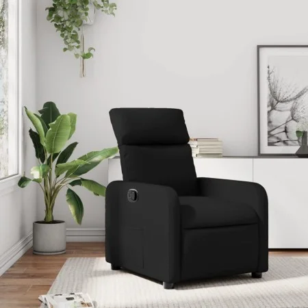 Black Faux Leather Recliner by , Armchairs - Ref: Foro24-374183, Price: 187,10 €, Discount: %