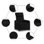 Black Faux Leather Recliner by , Armchairs - Ref: Foro24-374183, Price: 187,10 €, Discount: %