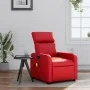 Sillón de masaje reclinable cuero sintético rojo de , Sillones - Ref: Foro24-374195, Precio: 236,56 €, Descuento: %