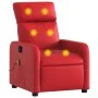 Liegender Massagesessel aus rotem Kunstleder von , Sessel - Ref: Foro24-374195, Preis: 236,53 €, Rabatt: %