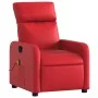Sillón de masaje reclinable cuero sintético rojo de , Sillones - Ref: Foro24-374195, Precio: 236,56 €, Descuento: %