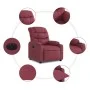 Elektrischer Liegesessel aus rotem Stoff von , Sessel - Ref: Foro24-3206630, Preis: 287,01 €, Rabatt: %
