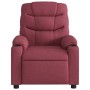 Red Fabric Electric Recliner by , Armchairs - Ref: Foro24-3206630, Price: 275,55 €, Discount: %