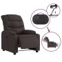 Elektrischer Liegesessel aus dunkelbraunem Stoff von , Sessel - Ref: Foro24-3206632, Preis: 296,99 €, Rabatt: %