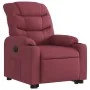Sillón eléctrico reclinable elevable de tela rojo tinto de , Sillones - Ref: Foro24-3206666, Precio: 366,30 €, Descuento: %
