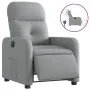 Electric recliner light gray fabric by , Armchairs - Ref: Foro24-3206777, Price: 234,29 €, Discount: %