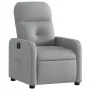 Electric recliner light gray fabric by , Armchairs - Ref: Foro24-3206777, Price: 234,29 €, Discount: %
